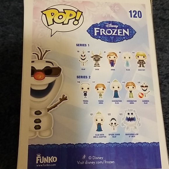 Pop! Collectible Summer olaf vinyl figurine - Picture 3 of 3